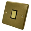 1 Gang 2 Way 10 Amp Switch - Brass Switch