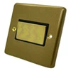 Triple Pole Fan Isolater Switch - Brass Switch