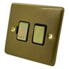 13 Amp Switched Fused Spur - Brass Switch