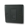 1 Gang RJ45 Cat5e Socket - Cat5 and Cat6 available on request - Black Trim