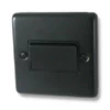 Triple Pole Fan Isolater Switch - Black Trim