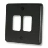 2 Gang Grid Plate