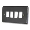 4 Gang Grid Plate