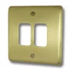 2 Gang Grid Plate