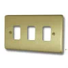 3 Gang Grid Plate
