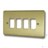 4 Gang Grid Plate