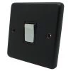 1 Gang 2 Way 10 Amp Switch - Black Trim