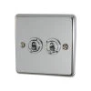 2 Gang Blank Switch Plate (No Switches or Dimmers) - Please select your combination of 2 switches or dimmers from the items below.