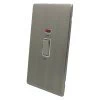 45 Amp Double Pole Switch - Double Plate - White Trim