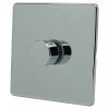 More information on the Contemporary Screwless Polished Chrome Contemporary Screwless Push Light Switch