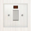 45 Amp Cooker Switch with Neon : White Trim