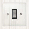 1 Gang 20 Amp 2 Way Light Switch : Black Insert