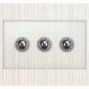 3 Gang Retractive Push Button Switch