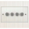 4 Gang 100W 2 Way LED (Trailing Edge) Dimmer