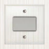 Fan Isolator (Satin Chrome) Switch : White Trim