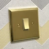 Duo Premier Plus Satin Brass (Cast) Light Switch - 5