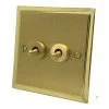 2 Gang 20 Amp 2 Way Toggle (Dolly) Light Switches