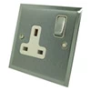 Single 13 Amp Socket - White Trim