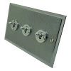 3 Gang 20 Amp 2 Way Toggle (Dolly) Light Switches