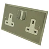 Double 13 Amp Socket - White Trim