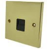 1 Gang Telephone Master Socket - Black Trim