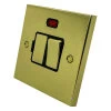 13 Amp Switched Fused Spur with Neon: Black Trim