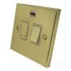 13 Amp Switched Fused Spur with Neon: White Insert