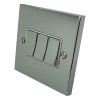 3 Gang 10 Amp 2 Way Light Switches - Single Plate : White Trim