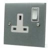 Single 13 Amp Socket - White Trim