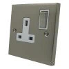 Single 13 Amp Socket - White Trim