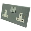 Double 13 Amp Socket - White Trim