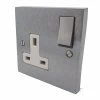 Single 13 Amp Socket - White Trim