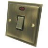 1 Gang - Used for heating and water heating circuits. Switches both live and neutral poles