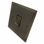 1 Gang 2 Way 10 Amp Switch - Black Trim