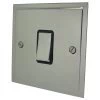 1 Gang 2 Way 10 Amp Switch - Black Trim