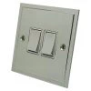 2 Gang 2 Way 10 Amp Switches - White Trim