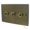 3 Gang 20 Amp 2 Way Toggle (Dolly) Light Switches