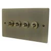 4 Gang 20 Amp 2 Way Toggle (Dolly) Light Switches