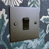 Elite Flat Old Bronze Push Intermediate Switch and Push Light Switch Combination - 1