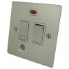 13 Amp Switched Fused Spur with Neon and Flex Outlet: White Insert