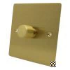 More information on the Elite Flat Satin Brass Elite Flat Push Light Switch