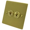 2 Gang 20 Amp 2 Way Toggle (Dolly) Light Switches