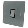 1 Gang 2 Way 10 Amp Switch - Black Trim