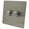 Elite Flat Satin Nickel LED Dimmer - 1