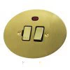 With Neon - Fused outlet with on | off switch and indicator light : Black Trim