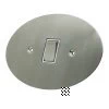 1 Gang - Single light switch will work on one way or two way circuits : White Trim