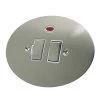 With Neon - Fused outlet with on | off switch and indicator light : White Trim