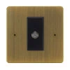 1 Gang Satellite Socket Outlet: Black Insert