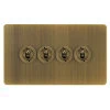 4 Gang 20 Amp 2 Way Toggle Light Switches