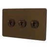 3 Gang 20 Amp 2 Way Toggle Light Switches